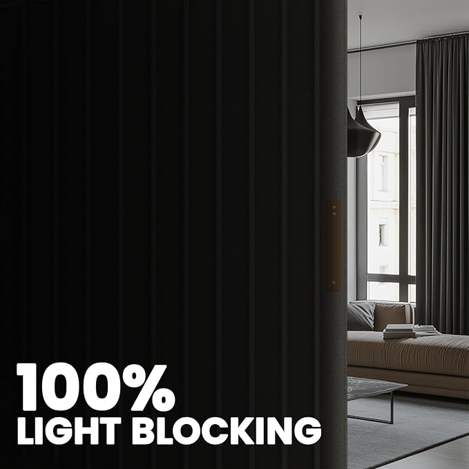 Room Divider Curtain Sets with Flexible Ceiling Track, Privacy Soundproof - Image 4