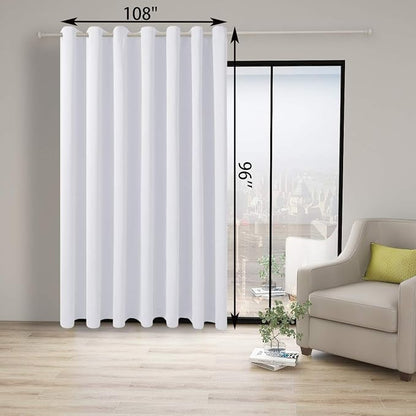 BONZER Room Divider Curtain Screen Partitions Light Reducing Wall Wide Blackout - Image 4