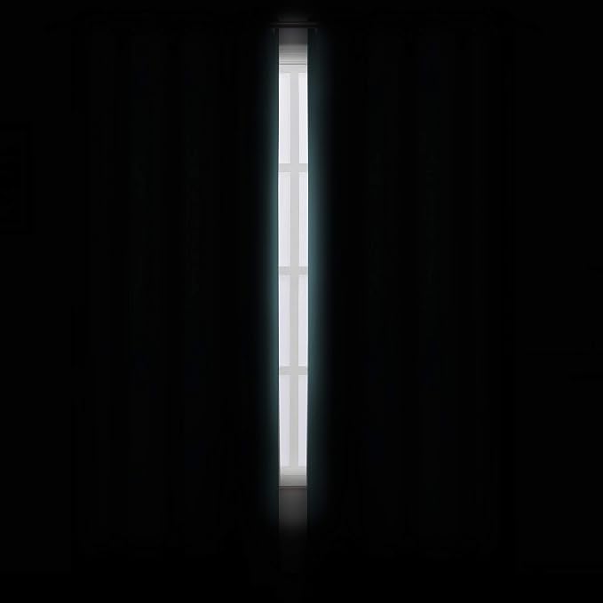 LEMOMO Blackout Curtains 66 x 95 inch/Sea Teal Curtains Set of 2 Panels/Thermal - Image 3