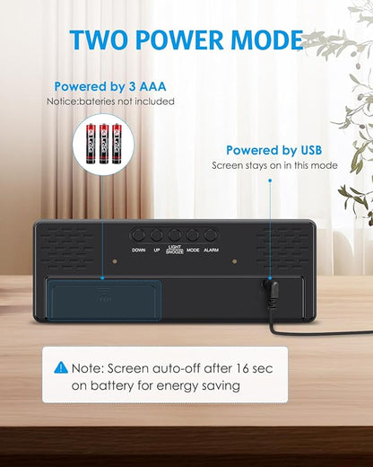 AMIR Upgraded Digital Alarm Clocks - Image 3