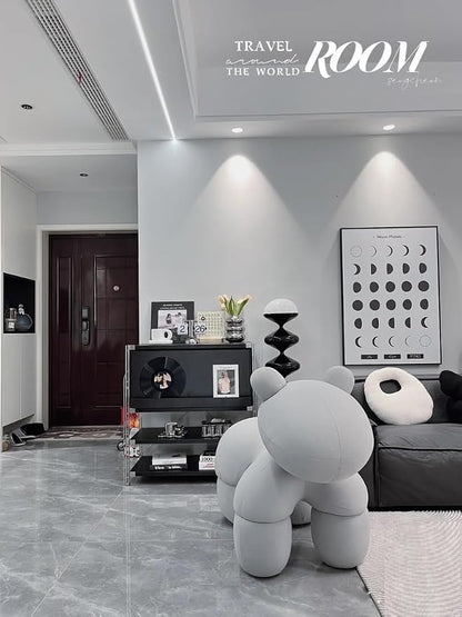 Dimoon 236''x17.7'' Grey Peel and Stick Wallpaper Contact Paper Modern Self - Image 6