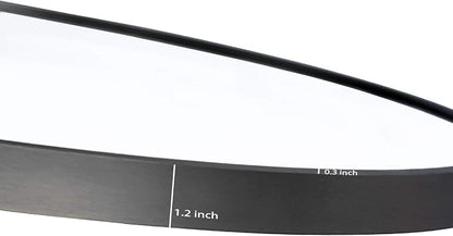 Itrue 30 Inch Round Wall Mirror, Brushed Black Metal Frame Circle Bathroom - Image 6