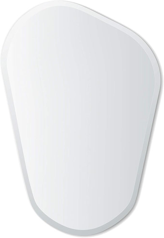 Better Bevel 24" x 36" Frameless Asymmetrical-Shaped Novelty Mirror | 1" by Better+Bevel