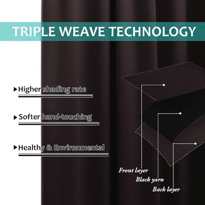 NICETOWN High End Thermal Curtains, Full Blackout Curtains 84 inches Long - Image 6