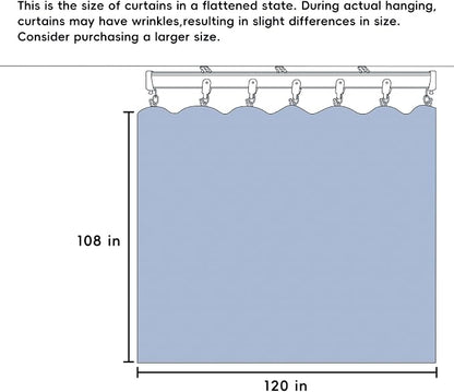 MaKefeile Room Divider Curtains Total Blackout Privacy Curtain Panel Room - Image 7