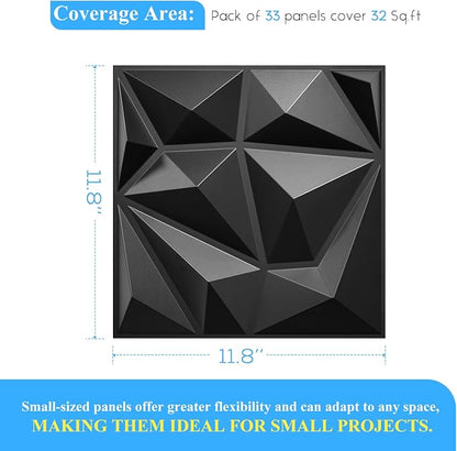 LEVOWAY 33 Pack Decorative 3D Wall Panels - Image 5