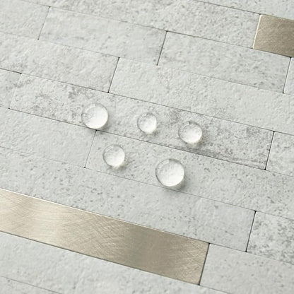 AULIGET 20 Sheets Faux Stone Peel and Stick Backsplash - Image 3