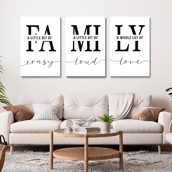 GUBIYU Family Wall Decor Set of 3 - Image 3