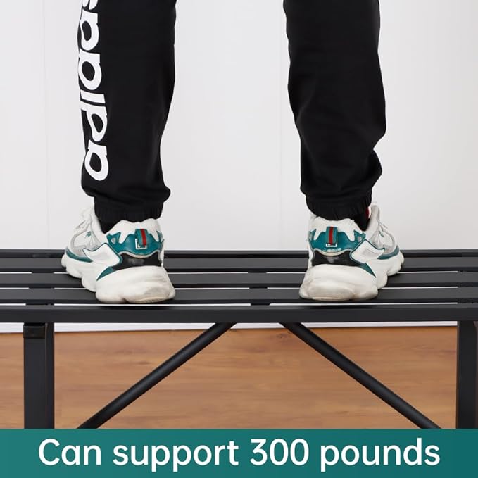 Plant Stand - Indoor/Outdoor Extra-Sturdy Aluminum Plant Stand with 300 LBS Capacity, L37.8 x W11.4 x H7.9 inch – Ideal for Patios, Gardens, Living Room Decoration