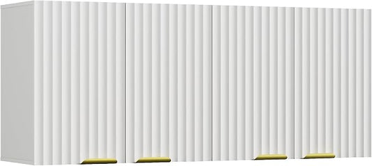 ChooChoo 4 Doors Wall Cabinet Laundry Room, Bathroom Wall Cabinet by ChooChoo