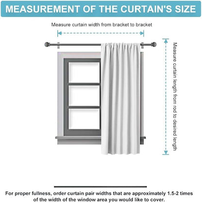 RYB HOME Farmhouse Curtains Blackout - Image 8