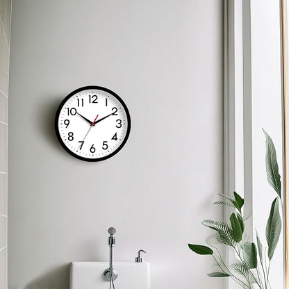 DAXSMY Wall Clock Analog 10 Inch Silent Non Ticking Battery Operated Modern - Image 6