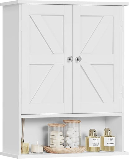 TEENFON Bathroom Wall Cabinet, Over The Toilet Space Saver Storage by TEENFON