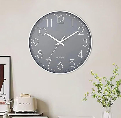 SIN&MI Wall Clock Silent & Non Ticking Modern Quartz Battery Operated Digital - Image 7