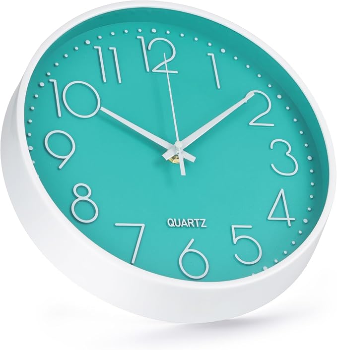 Wall Clock Non-Ticking Silent Modern Simple Style Round Decor Clock - Image 2