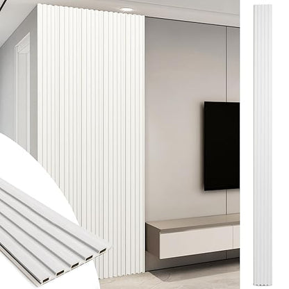 Art3d WPC Slat Wall Panels, Living Room by Art3d