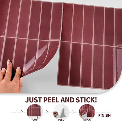 Peel and Stick Backsplash 3D Wall Tiles, Self-Adhesive, Oil Proof, Waterproof - Image 6
