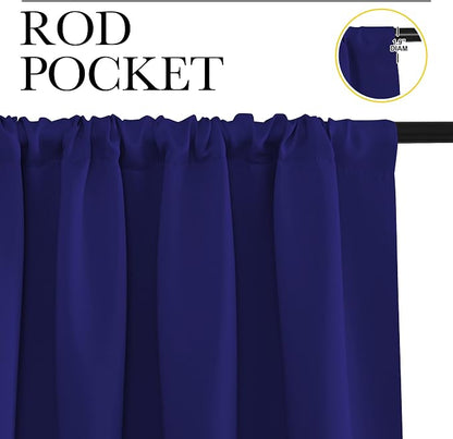 NICETOWN Blackout Curtains for Living Curtains, 2 Panels, 52 by 95, Room - Image 2