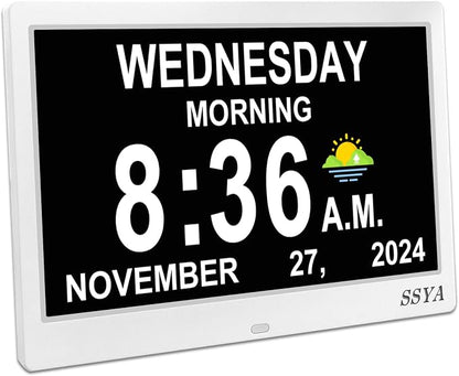SSYA Dementia Clock for Seniors, Digital Clock by SSYA