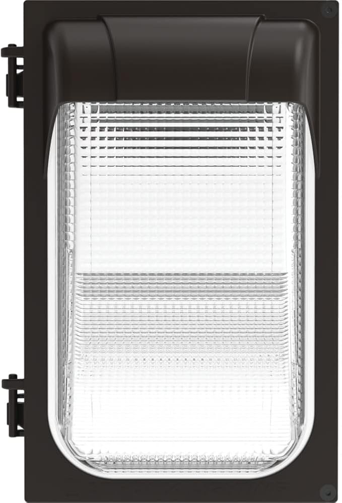 Lithonia Lighting 7.5" Mini LED Wall Pack Outdoor Light Fixture, Building Wall - Image 7