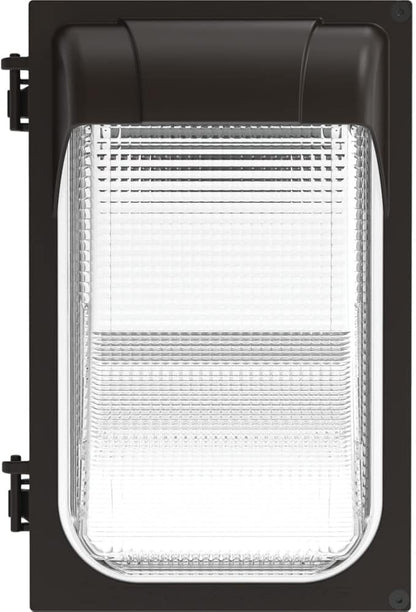 Lithonia Lighting 7.5" Mini LED Wall Pack Outdoor Light Fixture, Building Wall - Image 7