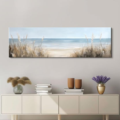 Large Abstract Ocean Wall Art Beach Picture Coastal Room Decor Seaside - Image 5