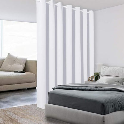 BONZER Extra Wide Room Divider Curtain Screen Partitions Light Reducing Wall by Bonzer
