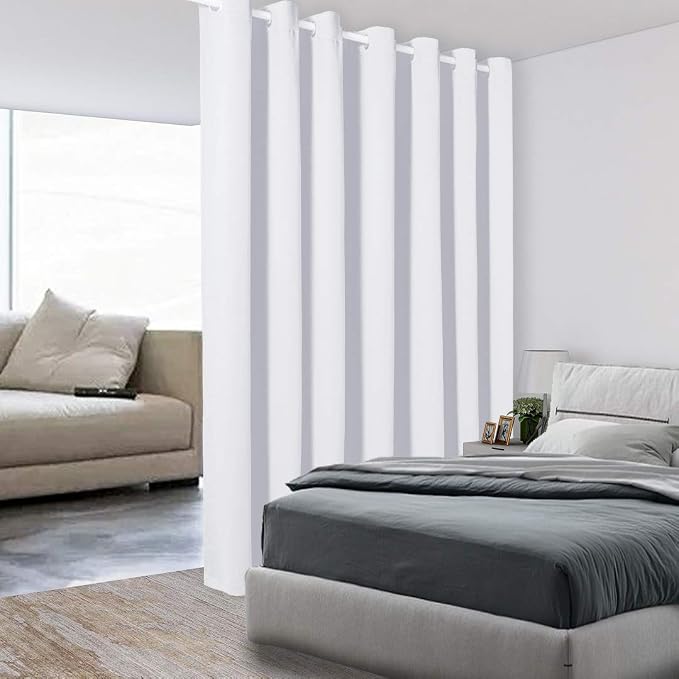 BONZER Room Divider Curtain Screen Partitions Light Reducing Wall Wide Blackout by Bonzer