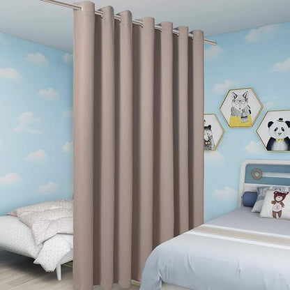 BONZER Room Divider Curtain Total Privacy Wall Noise Reducing Extra Wide - Image 4