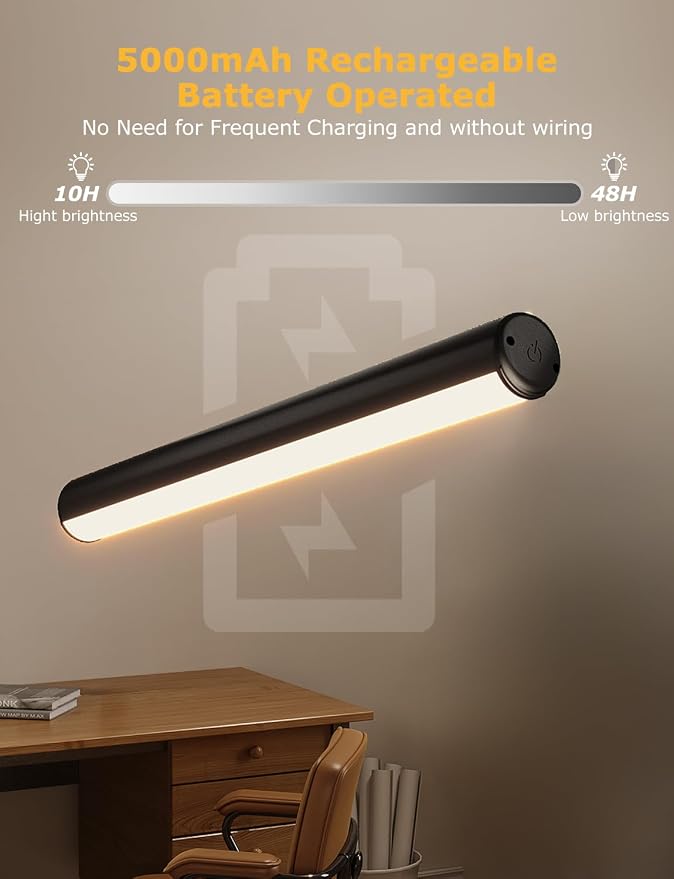 Skairipa Picture Light with Remote, 16in Battery Operated Picture Lights - Image 6
