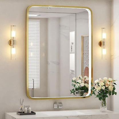 28x36 Inch LED Bathroom Mirror by FTOTI