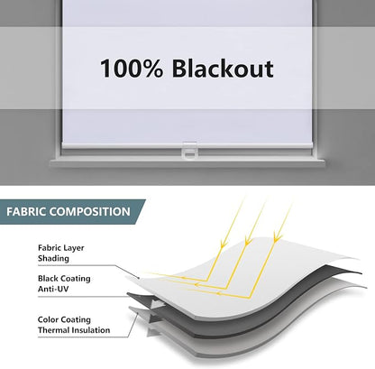 Cordless Roller Shades Blackout Blinds - Image 5