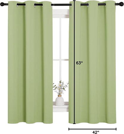 NICETOWN Curtains for Bedroom, Grommet Top Blackout Drapes for Son's Room - Image 9