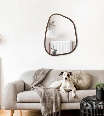 Irregular Asymmetrical Mirror Wall Mounted, Unique Vanity Mirror, Shaped - Image 3