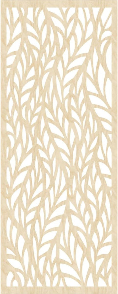 19 3/8"W x 49 3/8"H x 1/4"T Ortonville Decorative Fretwork Wood Wall Panels - Image 2
