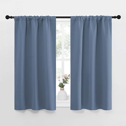 NICETOWN Kitchen Curtains, Short Blackout Curtains & Drapes, Thermal Insulated by NICETOWN