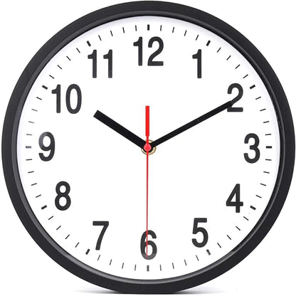 Foraineam 2-Pack Silent Non Ticking Wall Clock - Image 2