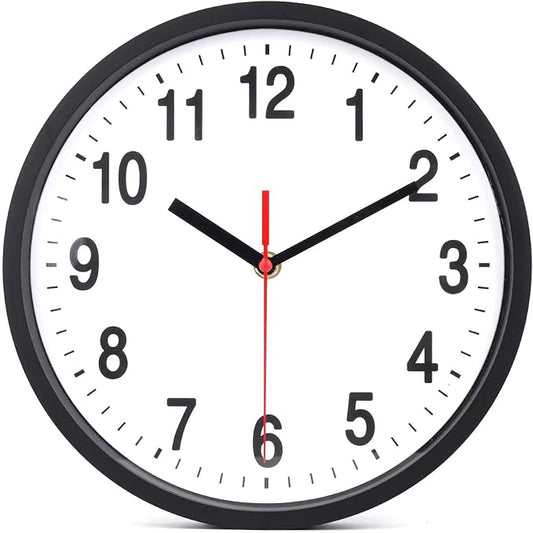 Foraineam 2-Pack Silent Non Ticking Wall Clock - Image 2
