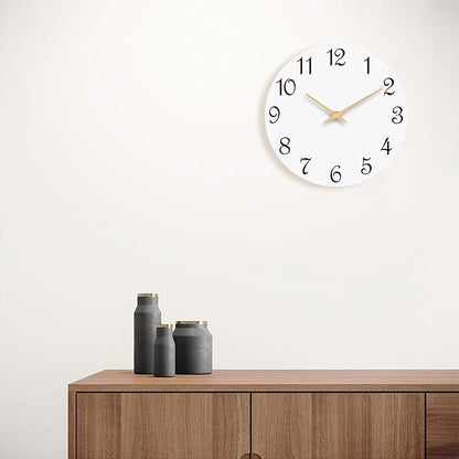 Roymnie Wall Clock, 8 Inch Modern Wall Clocks Battery Operated, Small Silent - Image 5