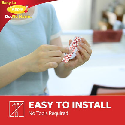 Sinfuo 20 Hooks for Hanging Variety Pack, Adhesive wall Hooks Heavy Duty - Image 8
