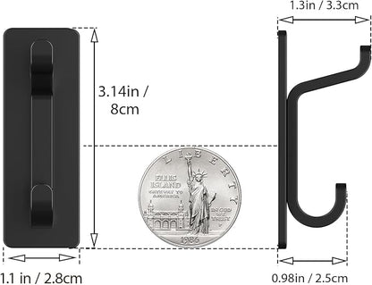 Self Adhesive Wall Hooks for Hanging: Extra Strong 13 LB, Hook for Coat - Image 6