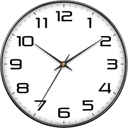 Silent Wall Clock with Extra Large Numbers by MABPEDO