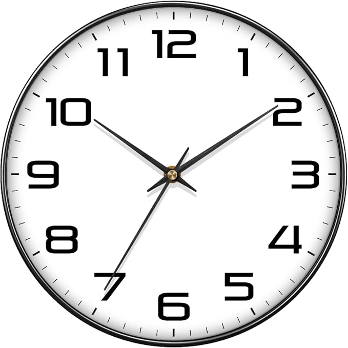 Modern Wall Clocks Battery Operated by MABPEDO