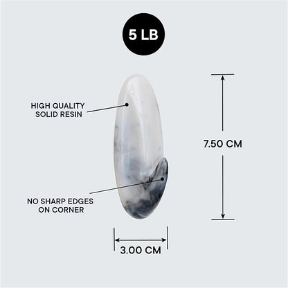 Indian Shelf Decorative Resin Adhesive Wall Hooks - Image 3