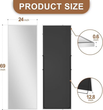 Delma Full Length Mirror, Large Floor Mirror - Image 3