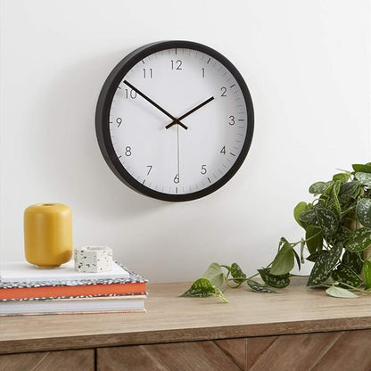 Amazon Basics Classic 12" Round Wall Clock, Silent Non Ticking, Battery Operated - Image 6