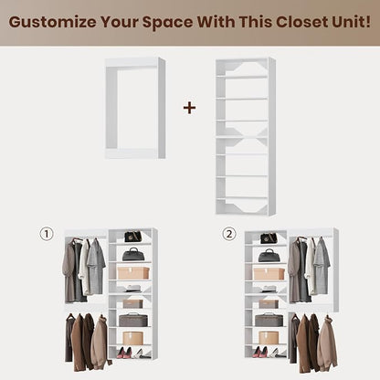 ROOMTEC Modular Closet System, Wooden Tower - Image 7