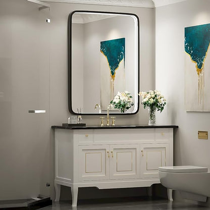 32x24 Inch LED Bathroom Mirror - Image 2