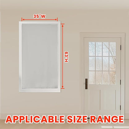 AJAZZ self Adhesive Portable 100% Blackout Curtains Simple and Easy to - Image 5