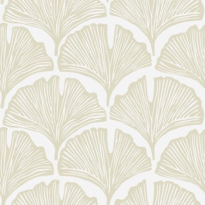 Tempaper x Novogratz Waverly White Feather Palm Removable Peel and Stick by TempaperCo